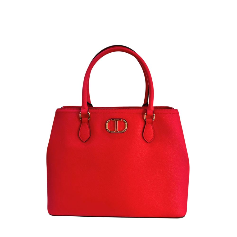Twinset White PU Women Women's Handbag