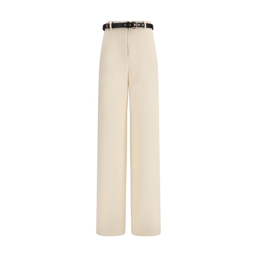 Max Mara Beige Triacetate Dress Women's Pants