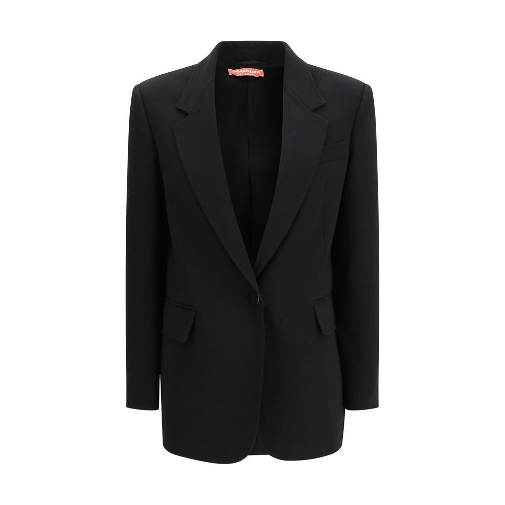 Max Mara Black Triacetate Women's Blazer