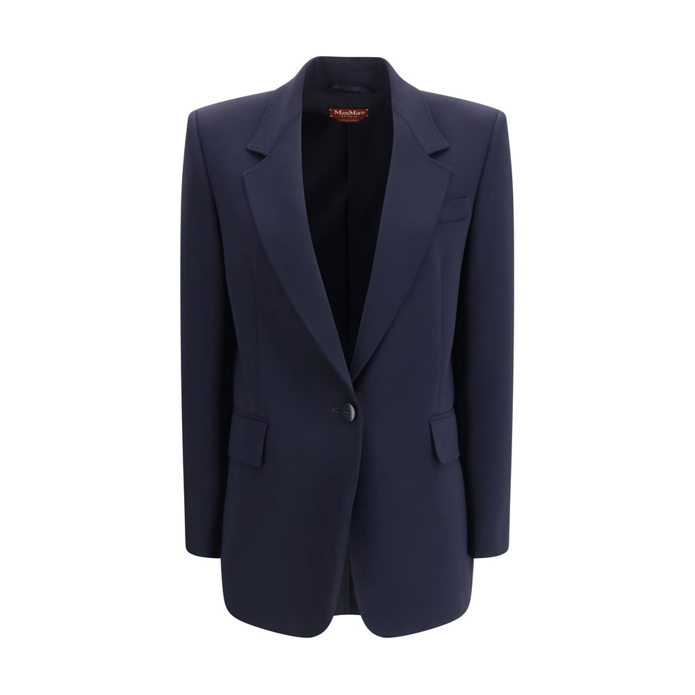 Max Mara Blue Triacetate Women's Blazer