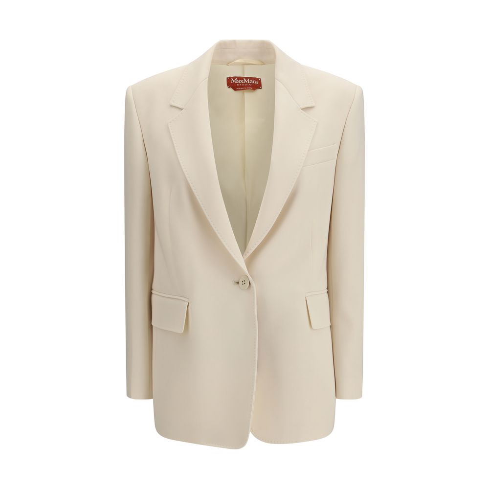 Max Mara Beige Triacetate Women's Blazer