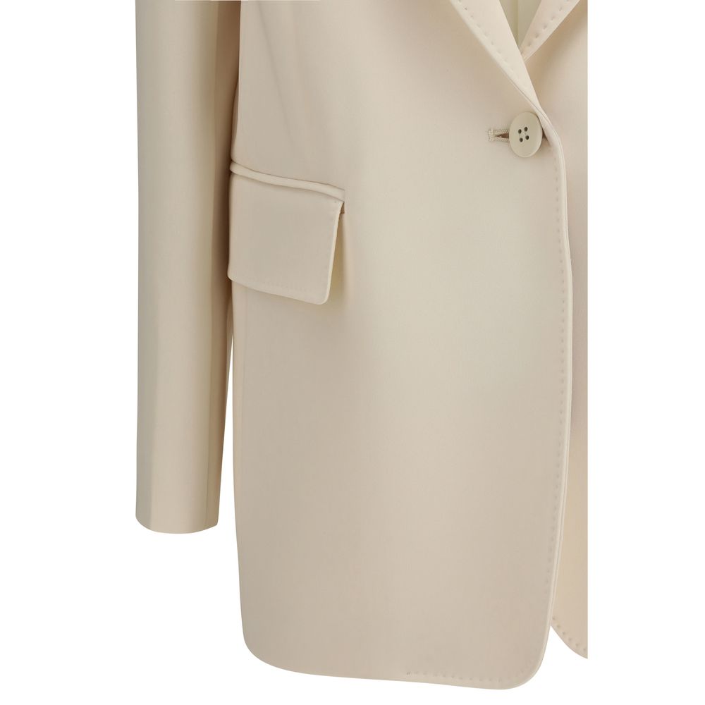 Max Mara Beige Triacetate Women's Blazer