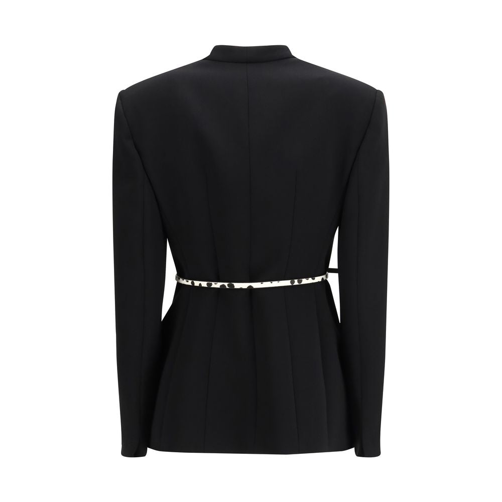 Max Mara Black Triacetate Women's Coat