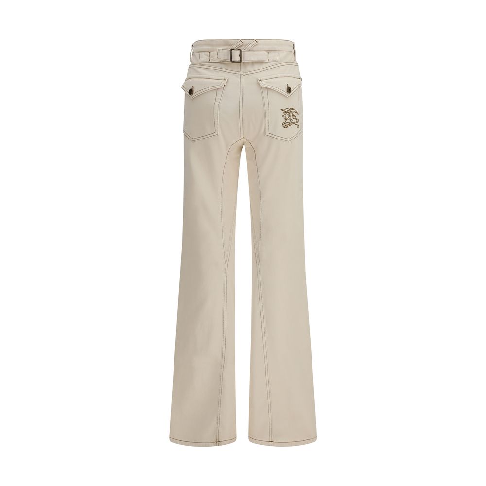 Burberry Beige Cotton Bootcut Women's Jeans