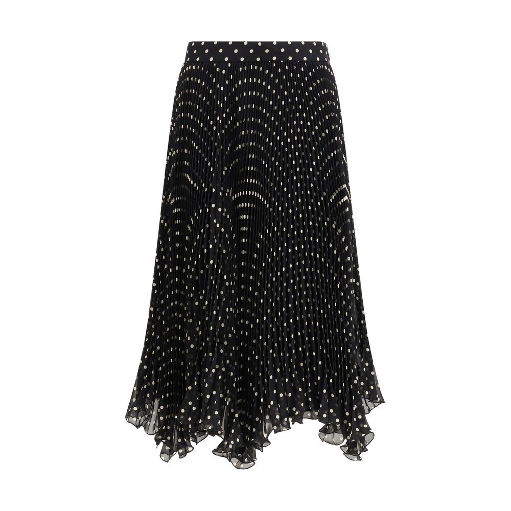 Valentino Black Silk Women's Skirt