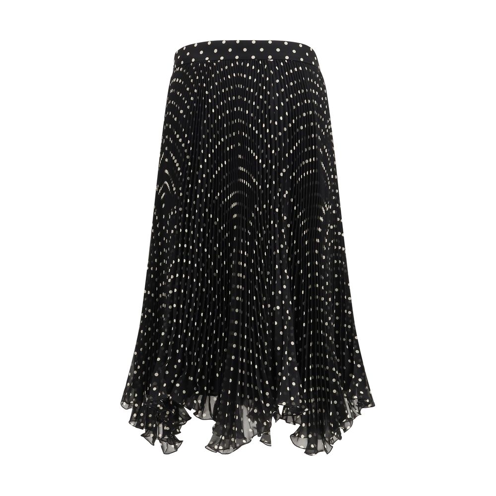 Valentino Black Silk Women's Skirt