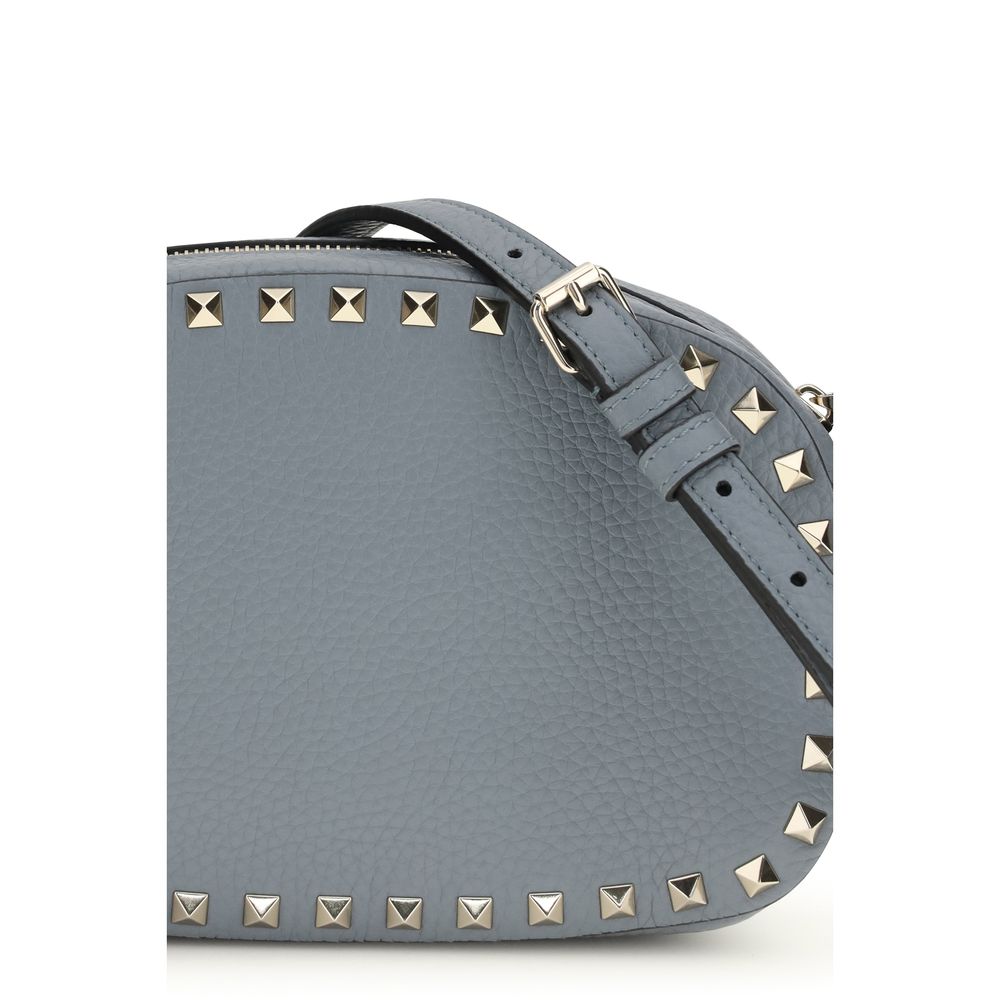 Valentino Garavani Blue Calf Leather Bos Taurus Shoulder Women's Bag