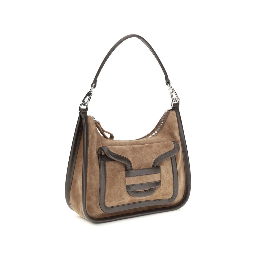 Pierre Hardy Brown Calf Leather Bos Taurus Shoulder Women's Bag