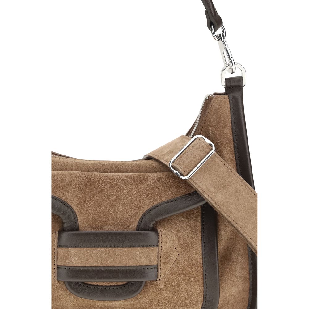 Pierre Hardy Brown Calf Leather Bos Taurus Shoulder Women's Bag