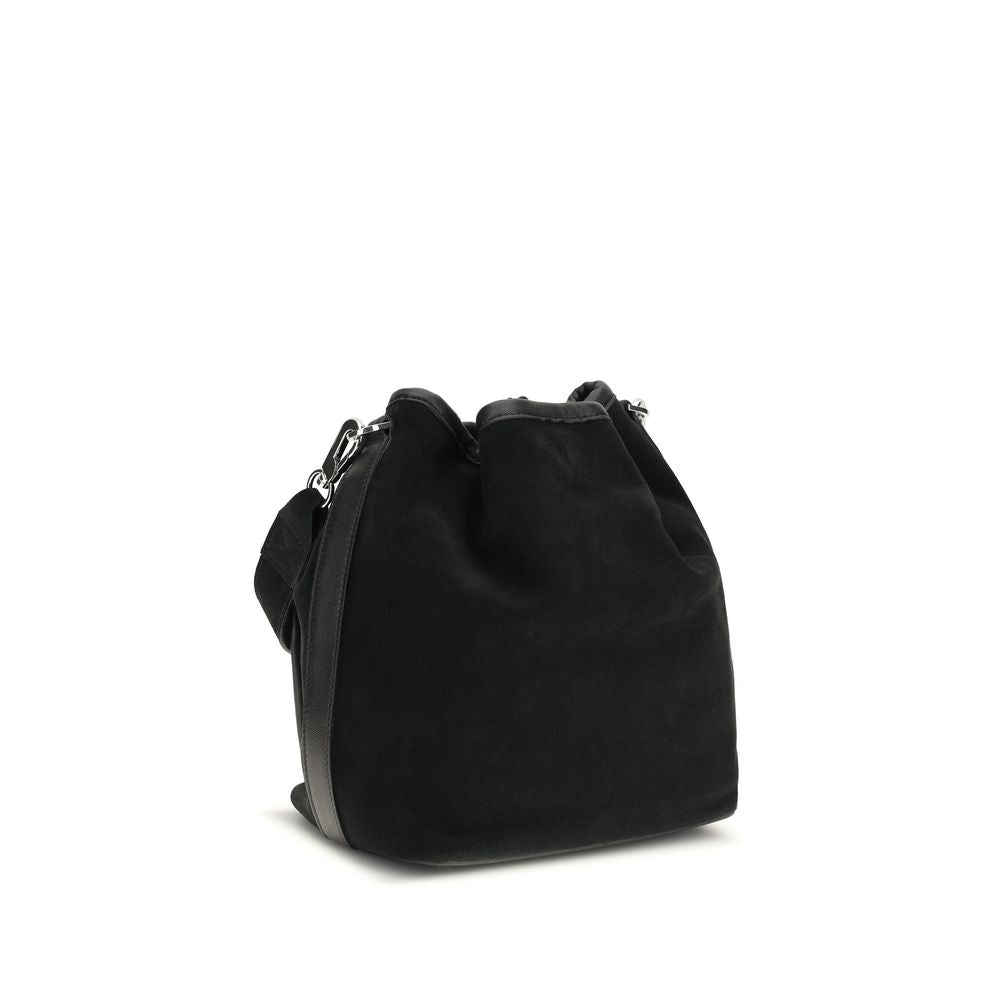 Pierre Hardy Black Calf Leather Bos Taurus Backet Women's Bag