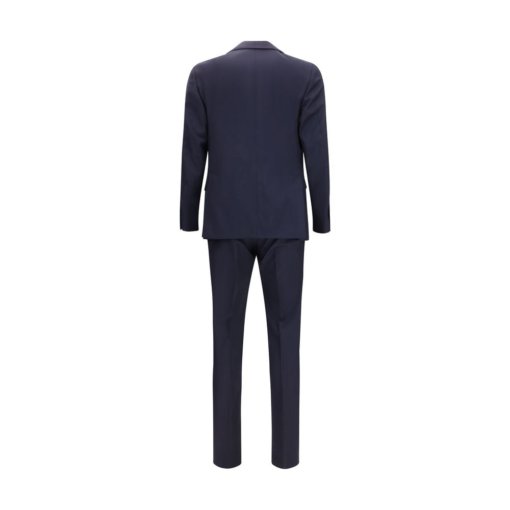Lardini Blue Wool Two-Piece Men's Suit