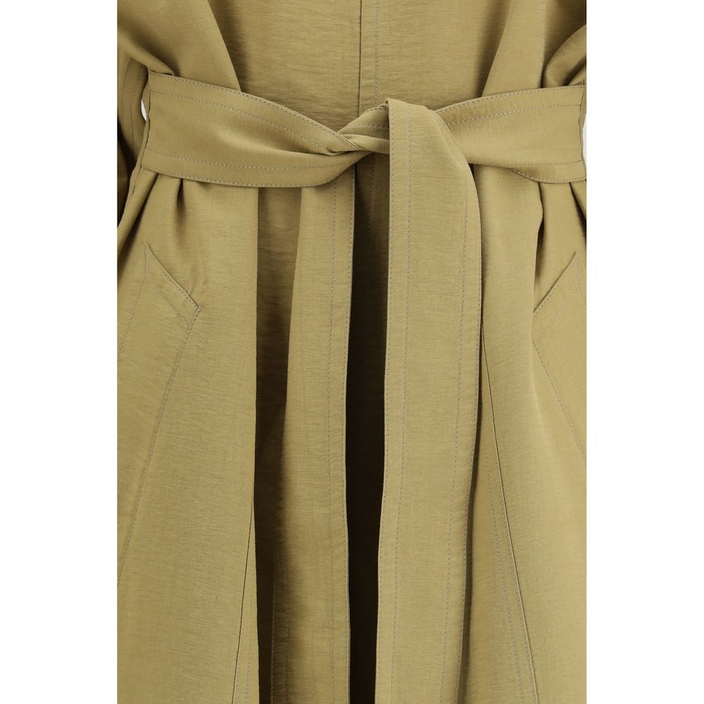 Petar Petrov Beige Lyocell Trench Women's Coat