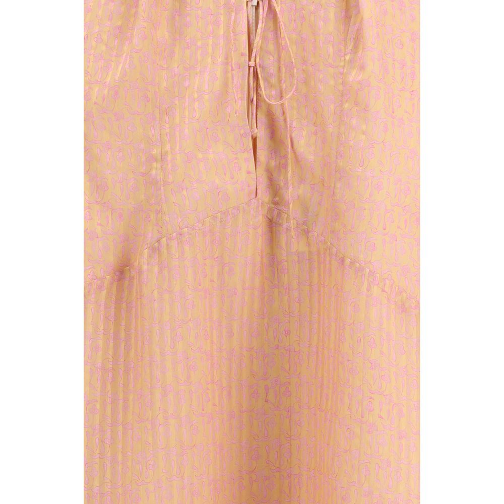Kristina Ti Multicolor Silk Casual Women's Dress