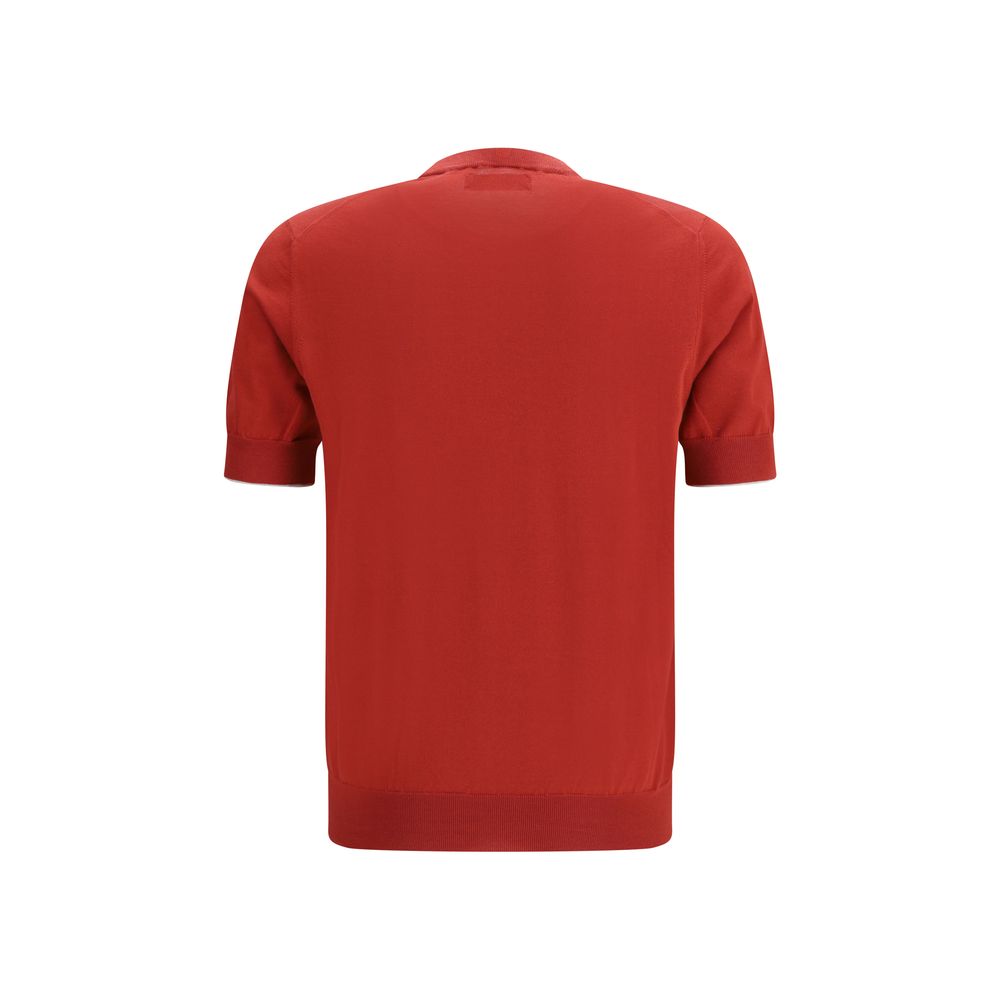 Brunello Cucinelli Multicolor Cotton Men's T-Shirt