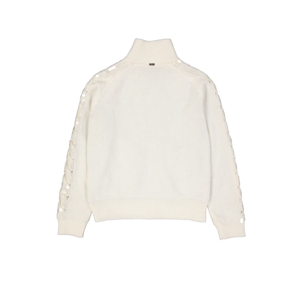 Herno White Cashmere Women's Cardigan