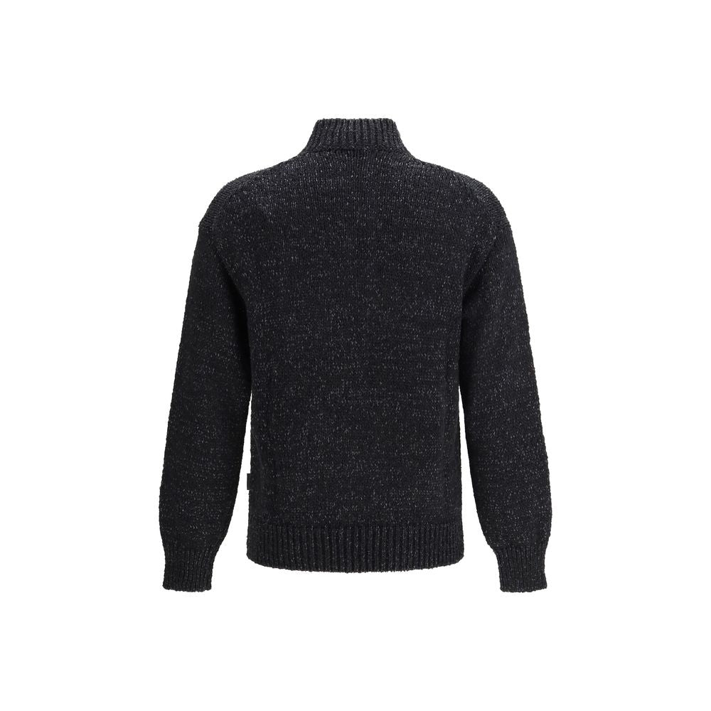 LAMINAR Black Cotton Men's Sweatshirt