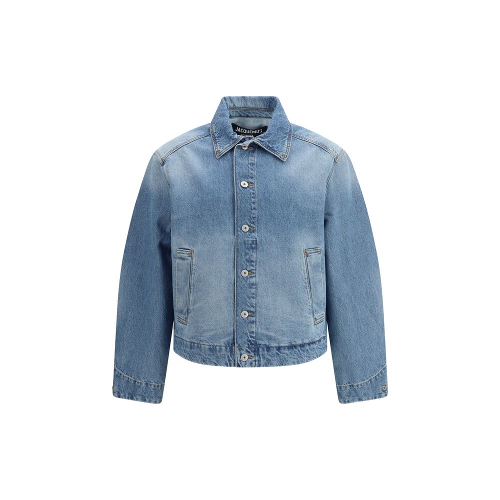 Jacquemus Blue Polyamide Denim Men's Jacket