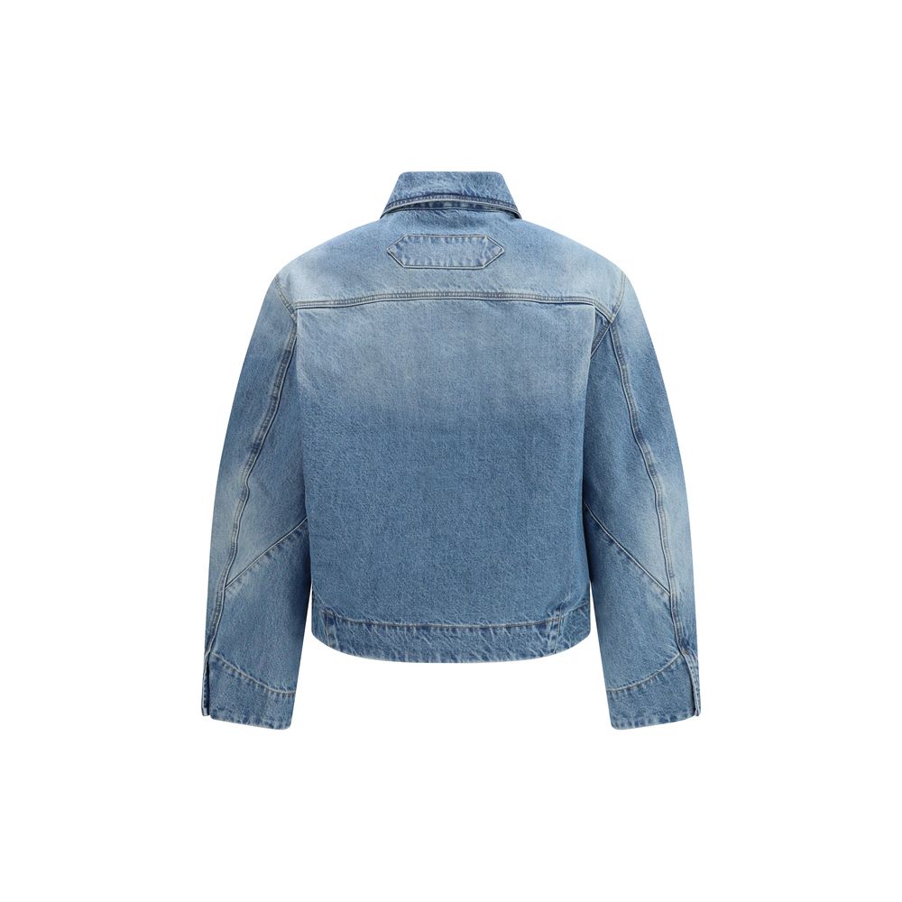 Jacquemus Blue Polyamide Denim Men's Jacket