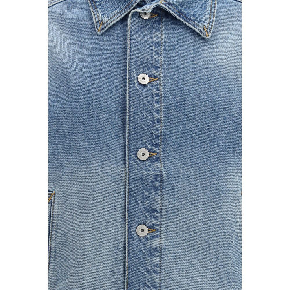 Jacquemus Blue Polyamide Denim Men's Jacket