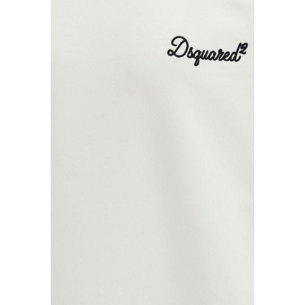 Dsquared² White Cotton Men's Sweatshirt