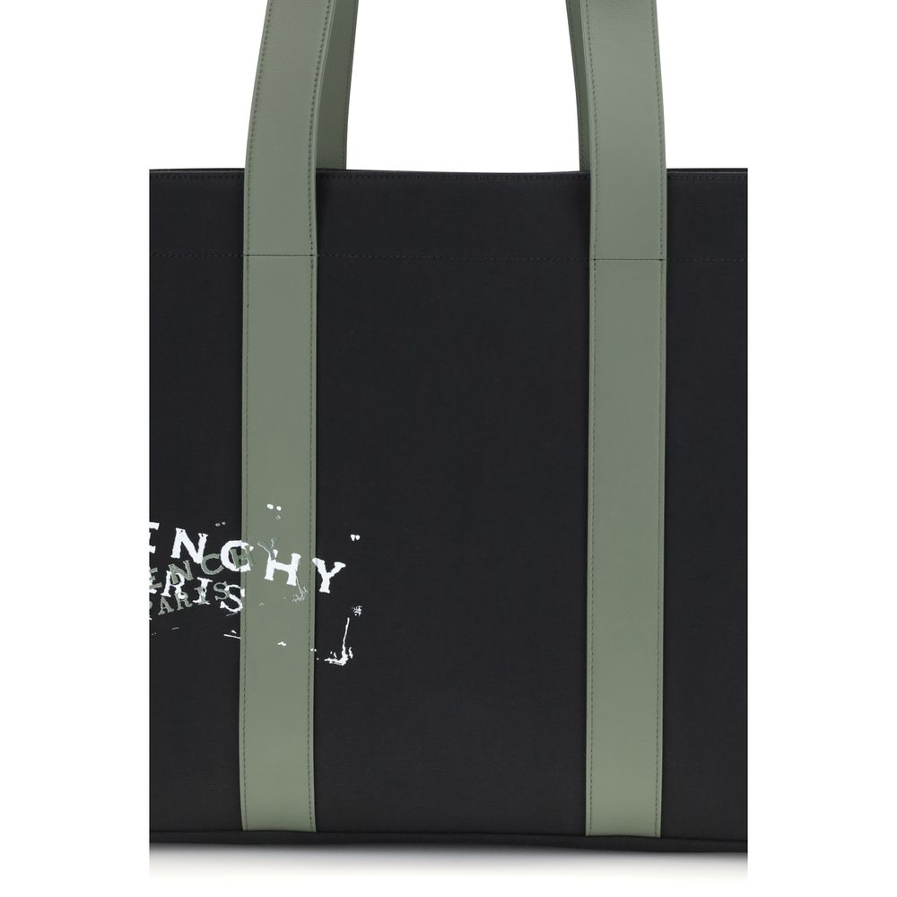 Givenchy Black Cotton Shoulder Men's Bag
