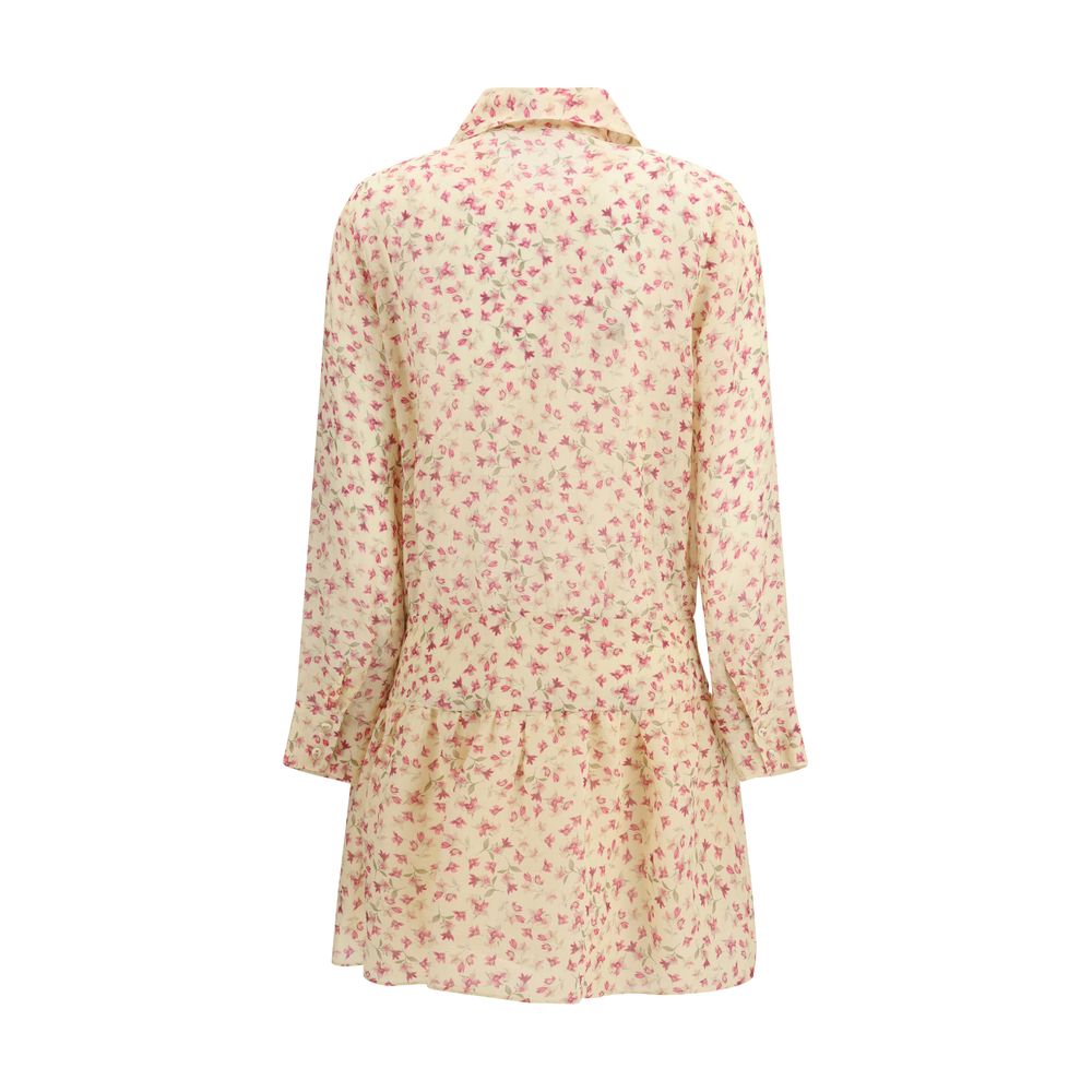 Kristina Ti Multicolor Ramie Casual Women's Dress