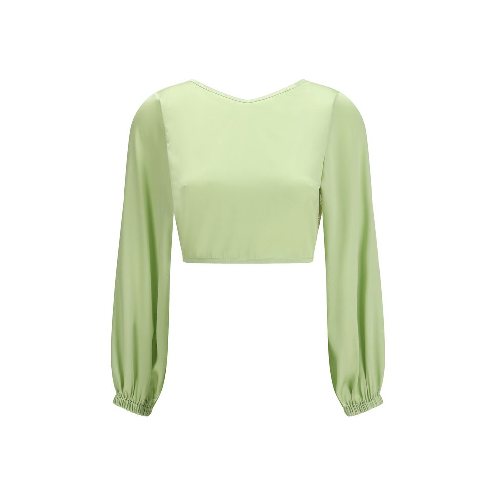 Kristina Ti Bicolor Silk Women's Blouse