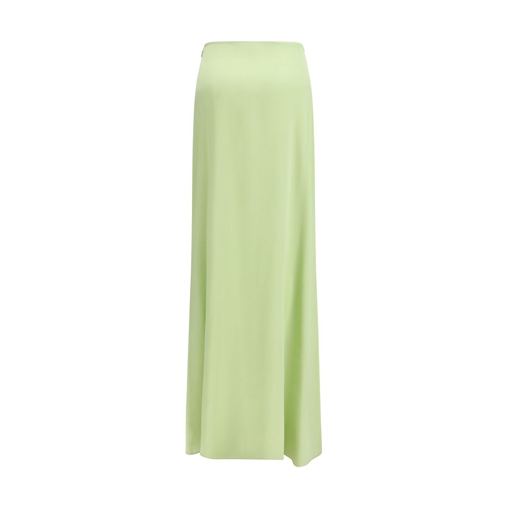 Kristina Ti Bicolor Silk Long Women's Skirt