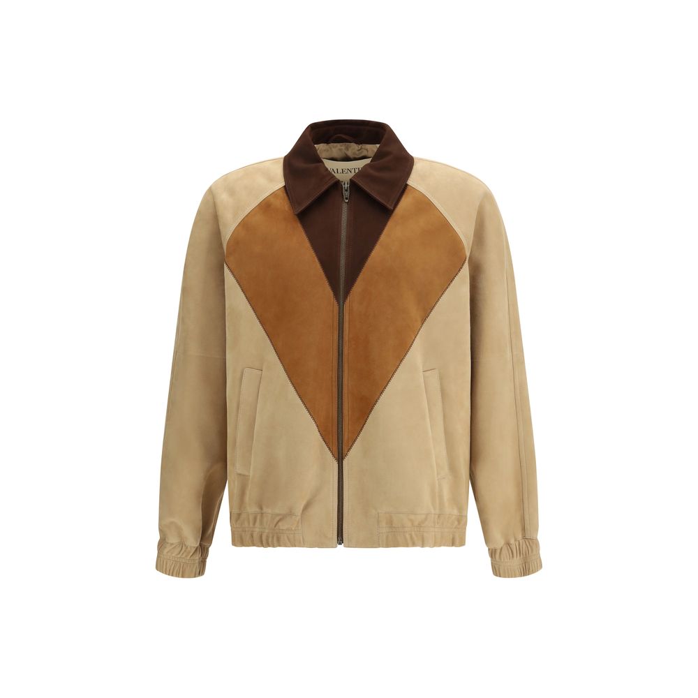 Brown Goatskin Biker Men's Jacket