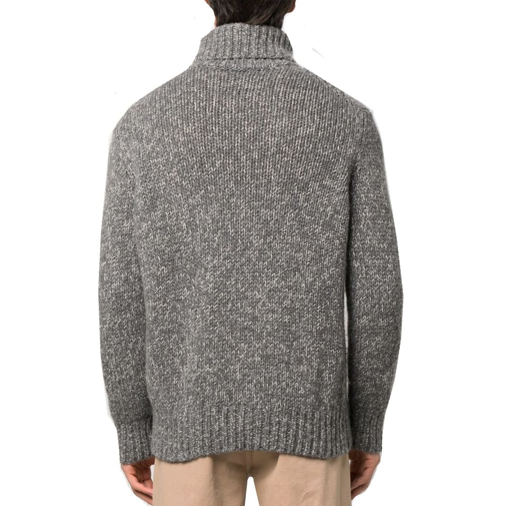 Brunello Cucinelli Gray Cashmere Men's Turtleneck