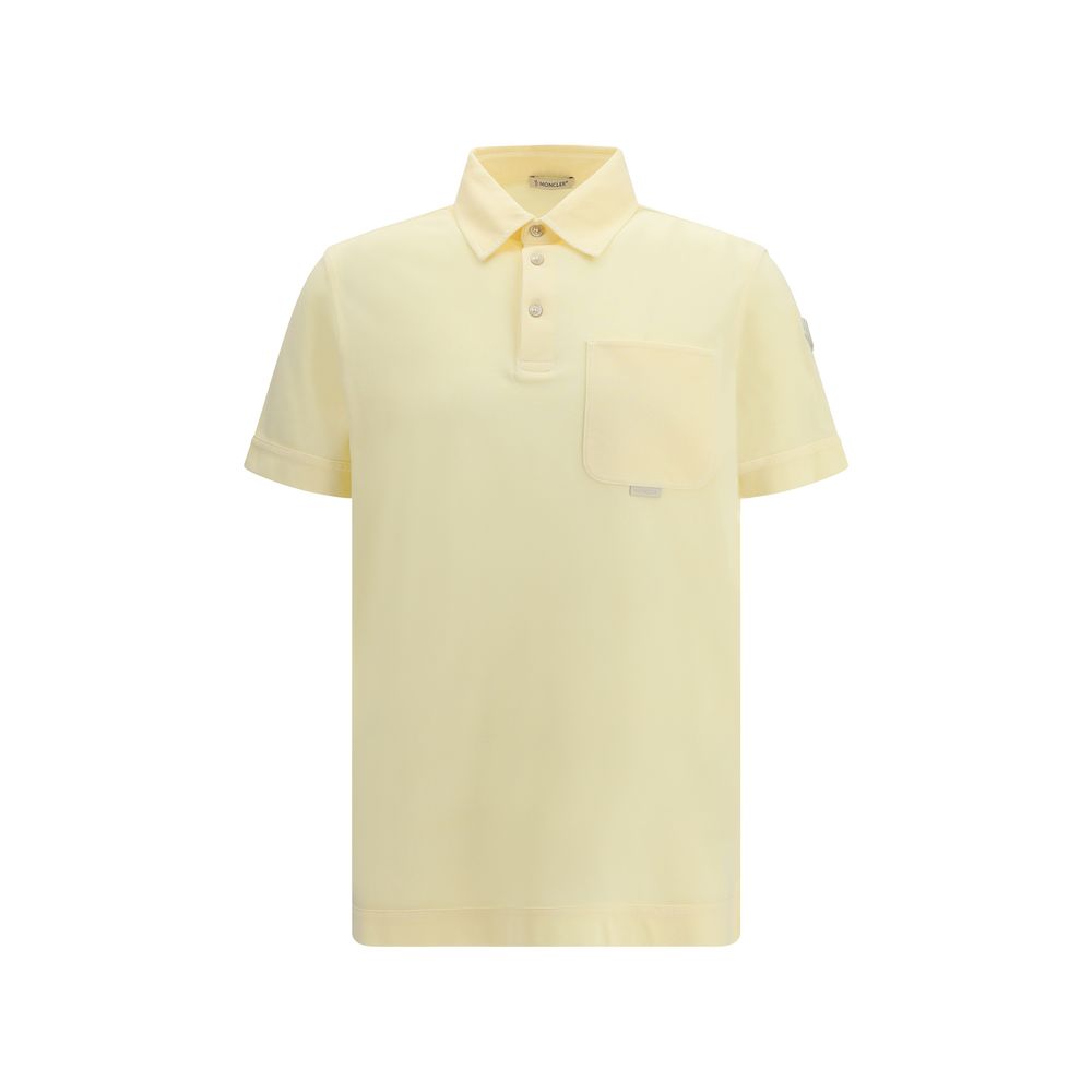 Moncler Bicolor Cotton Polo Men's Shirt