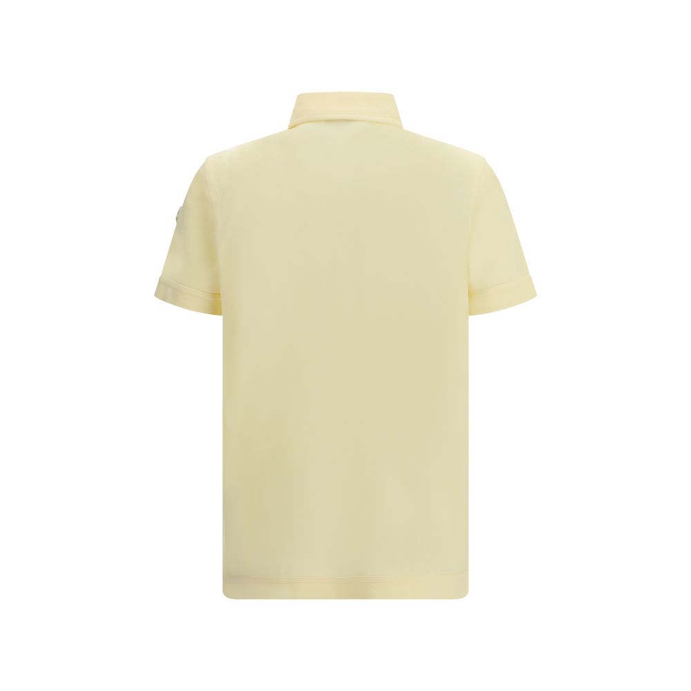 Moncler Bicolor Cotton Polo Men's Shirt