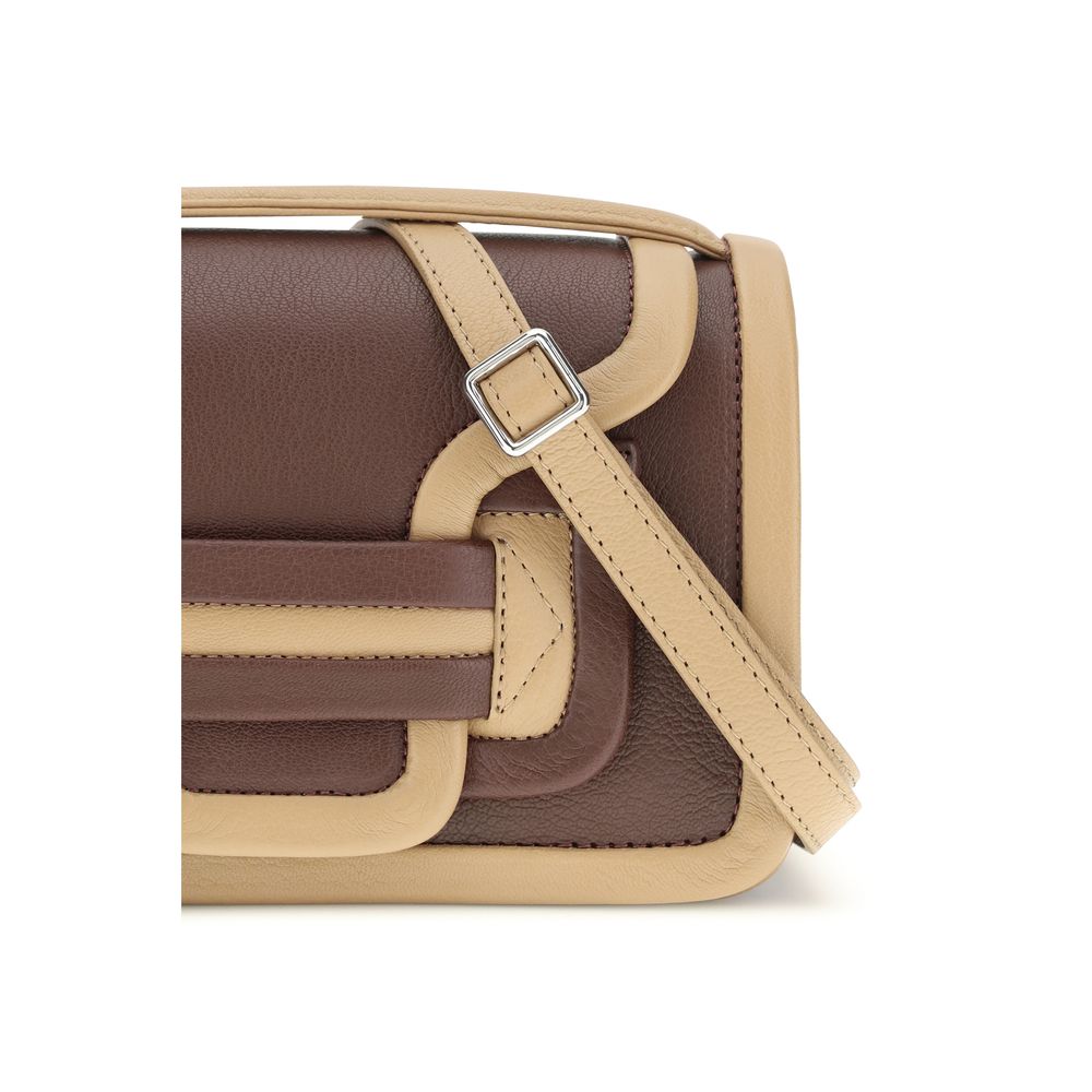 Pierre Hardy Brown Calf Leather Bos Taurus Shoulder Women's Bag