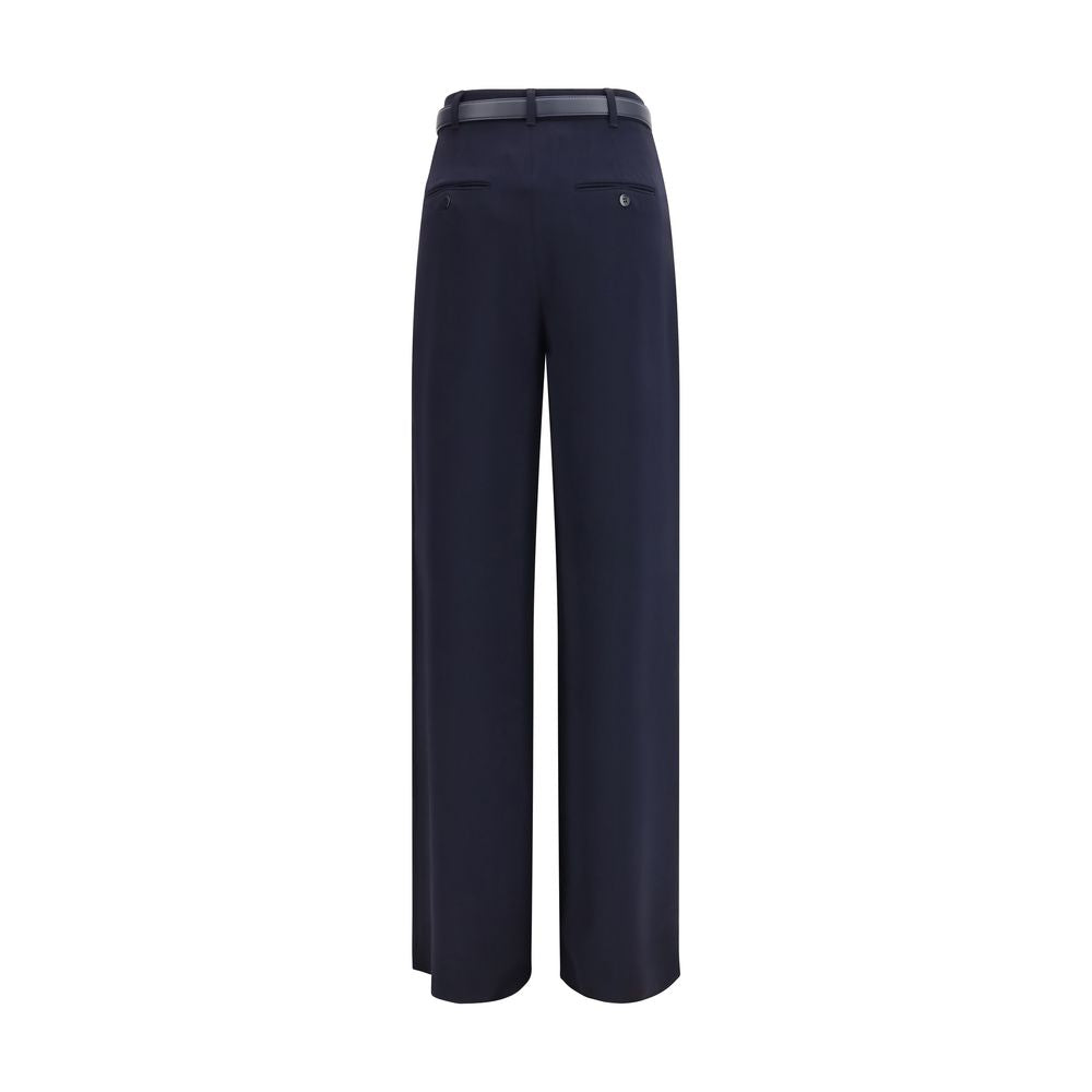 Max Mara Blue Triacetate Dress Women's Pants