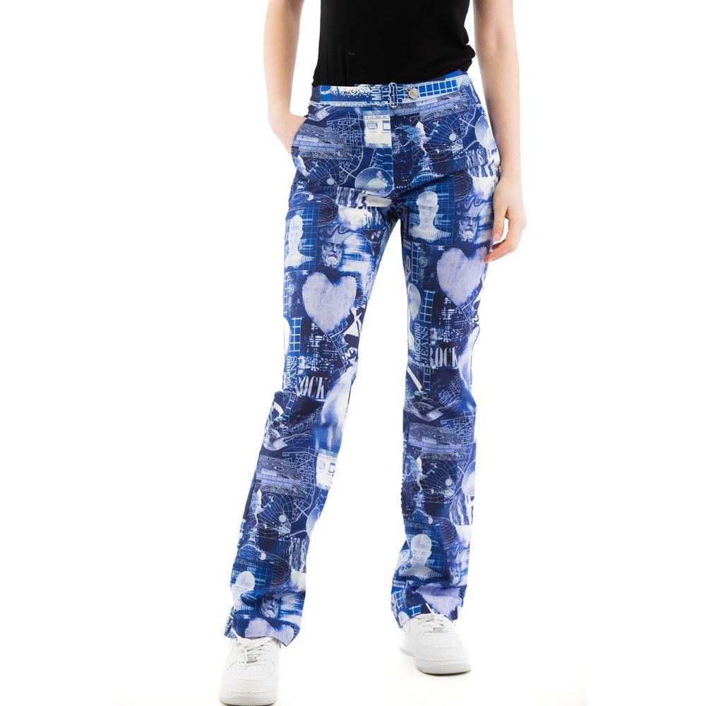Moschino Multicolor Cotton Casual Women's Pants