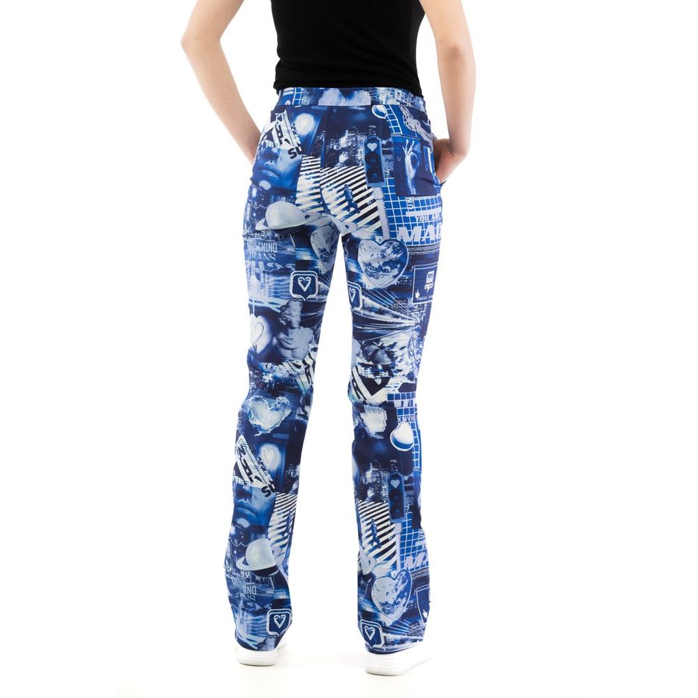 Moschino Multicolor Cotton Casual Women's Pants