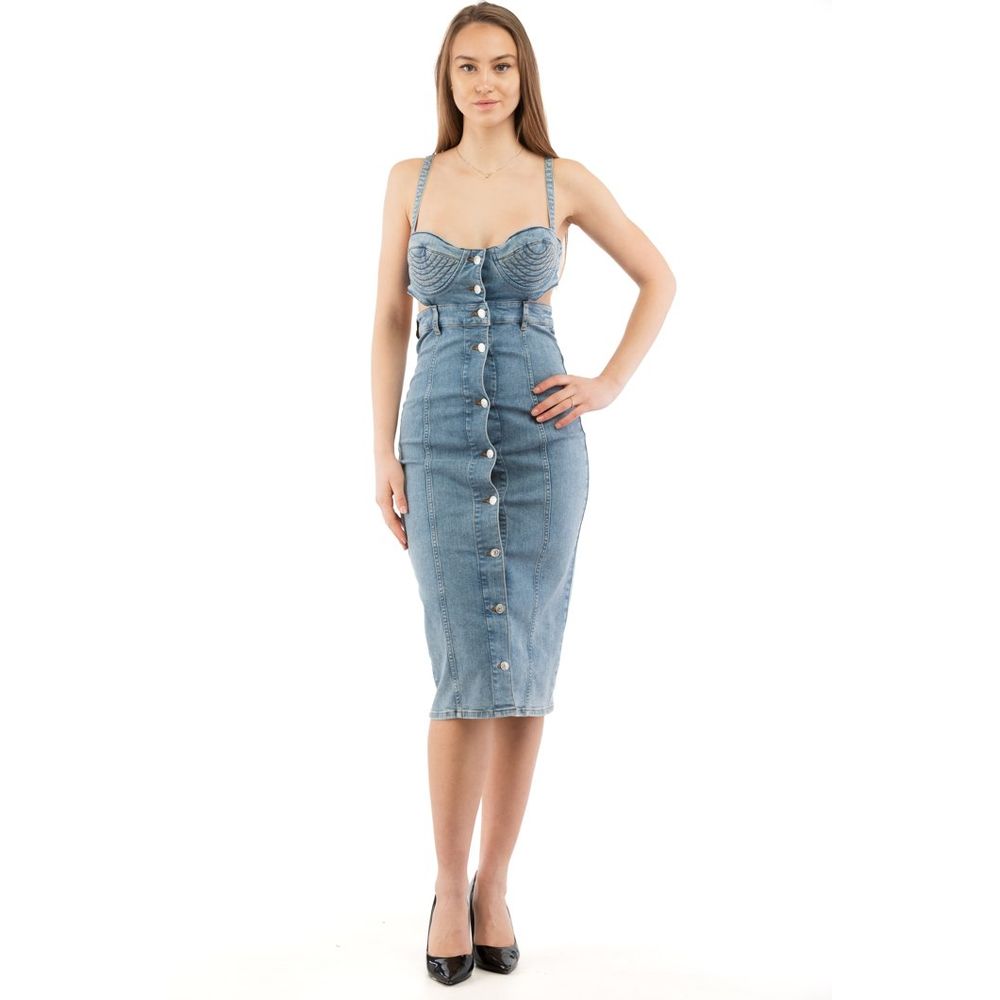 Moschino Multicolor Cotton Casual Women's Dress