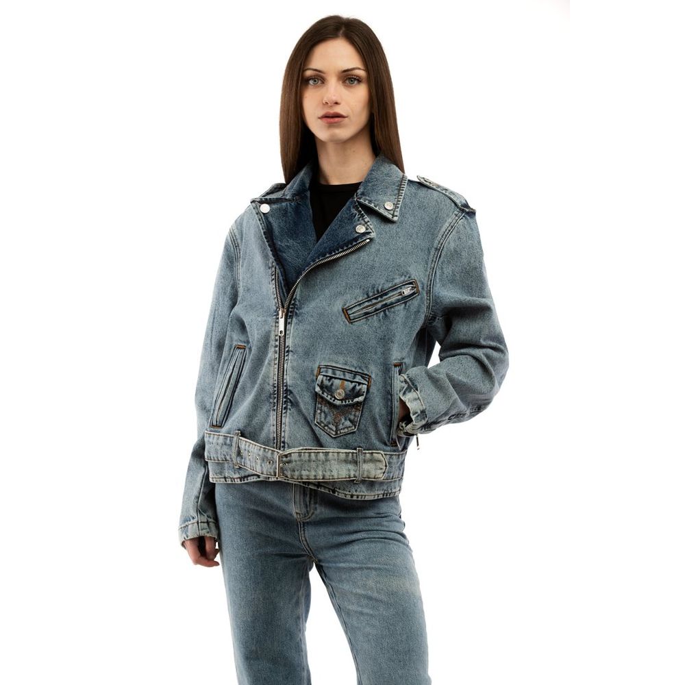 Moschino Multicolor Cotton Denim Women's Jacket