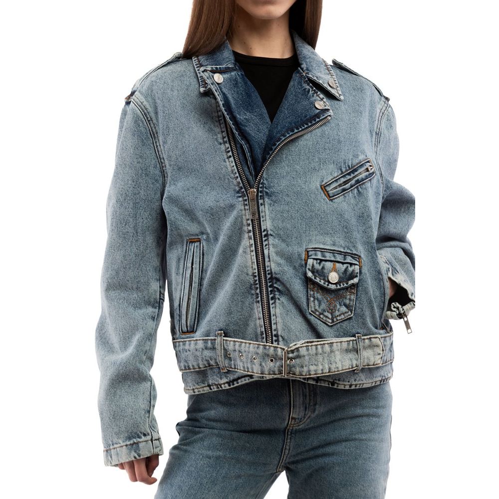 Moschino Multicolor Cotton Denim Women's Jacket