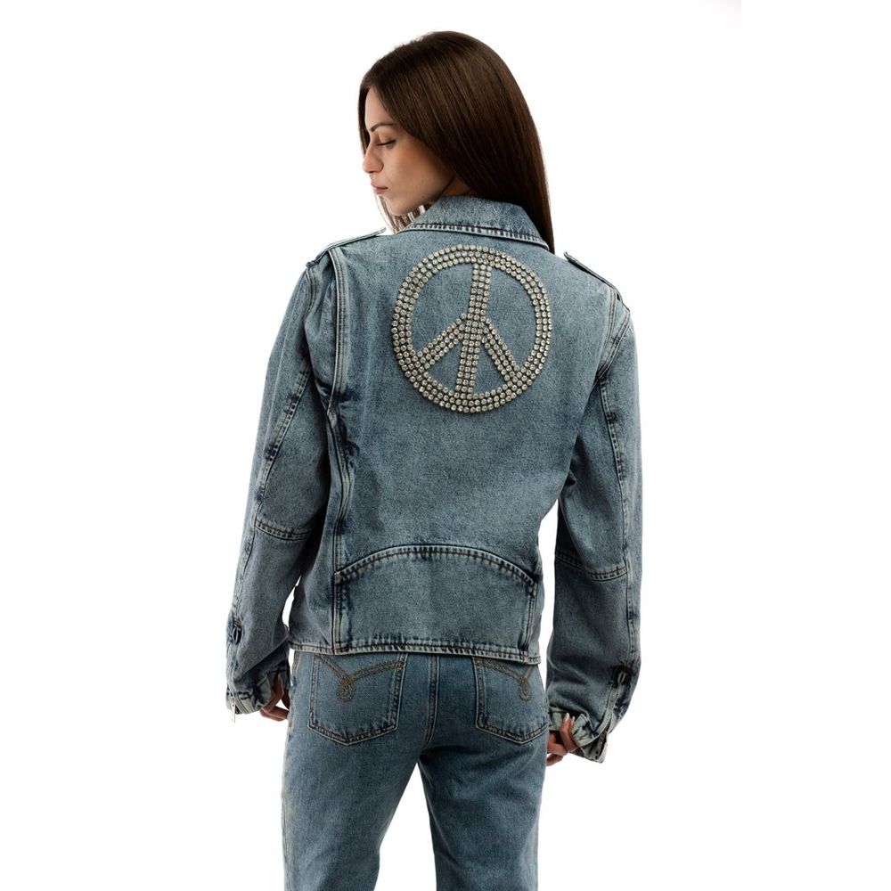 Moschino Multicolor Cotton Denim Women's Jacket
