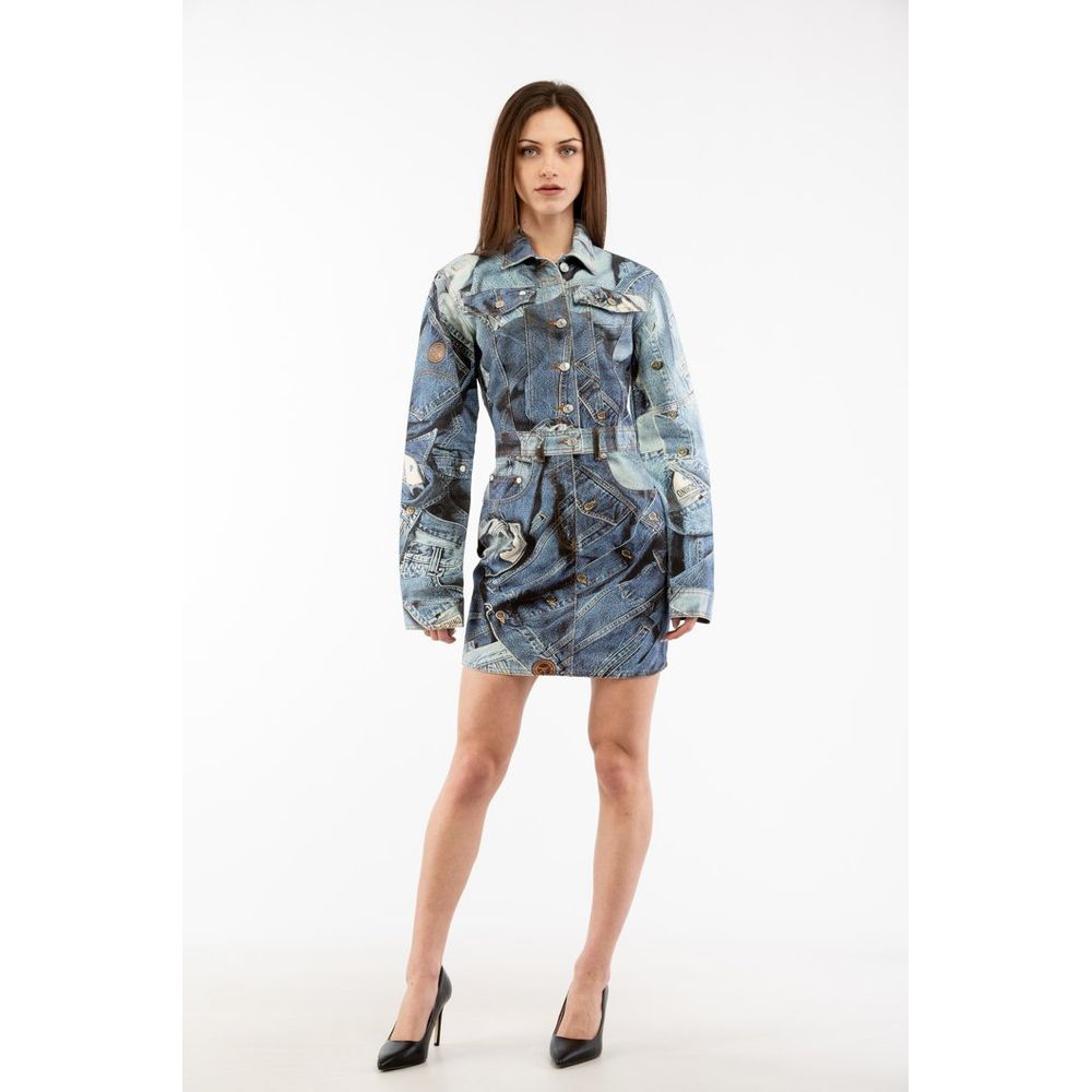 Moschino Multicolor Cotton Casual Women's Dress