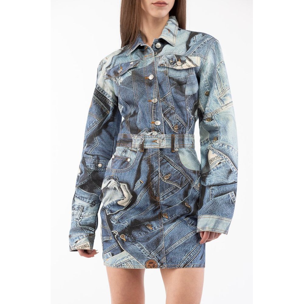 Moschino Multicolor Cotton Casual Women's Dress