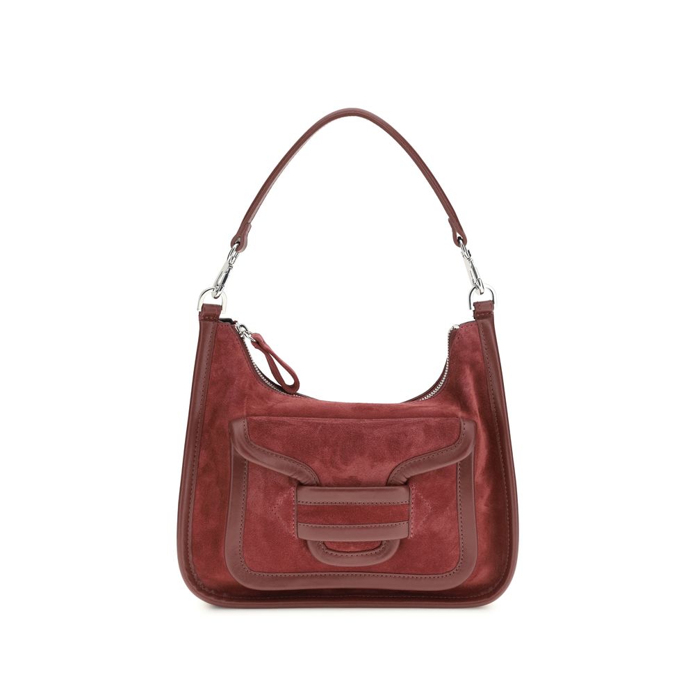 Pierre Hardy Bordeaux Calf Leather Bos Taurus Shoulder Women's Bag