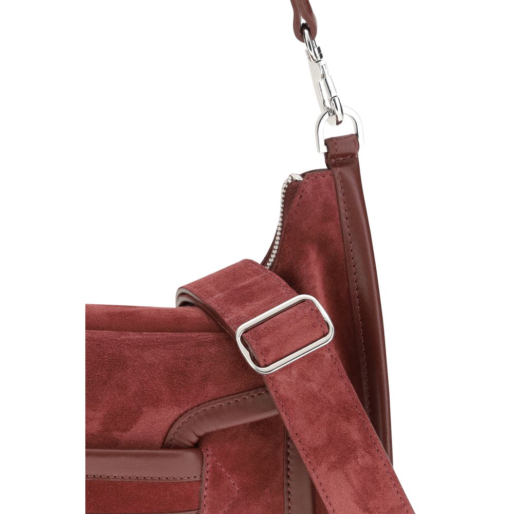 Pierre Hardy Bordeaux Calf Leather Bos Taurus Shoulder Women's Bag