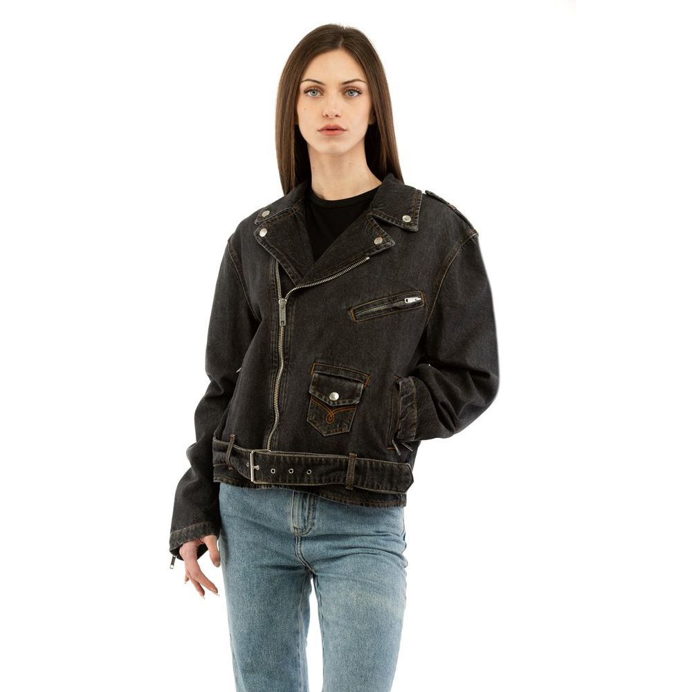 Moschino Multicolor Cotton Denim Women's Jacket