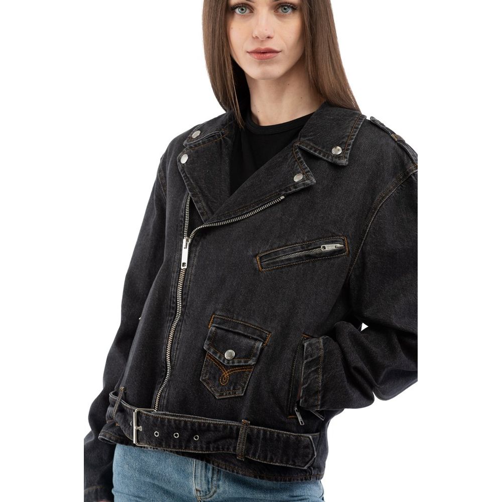 Moschino Multicolor Cotton Denim Women's Jacket