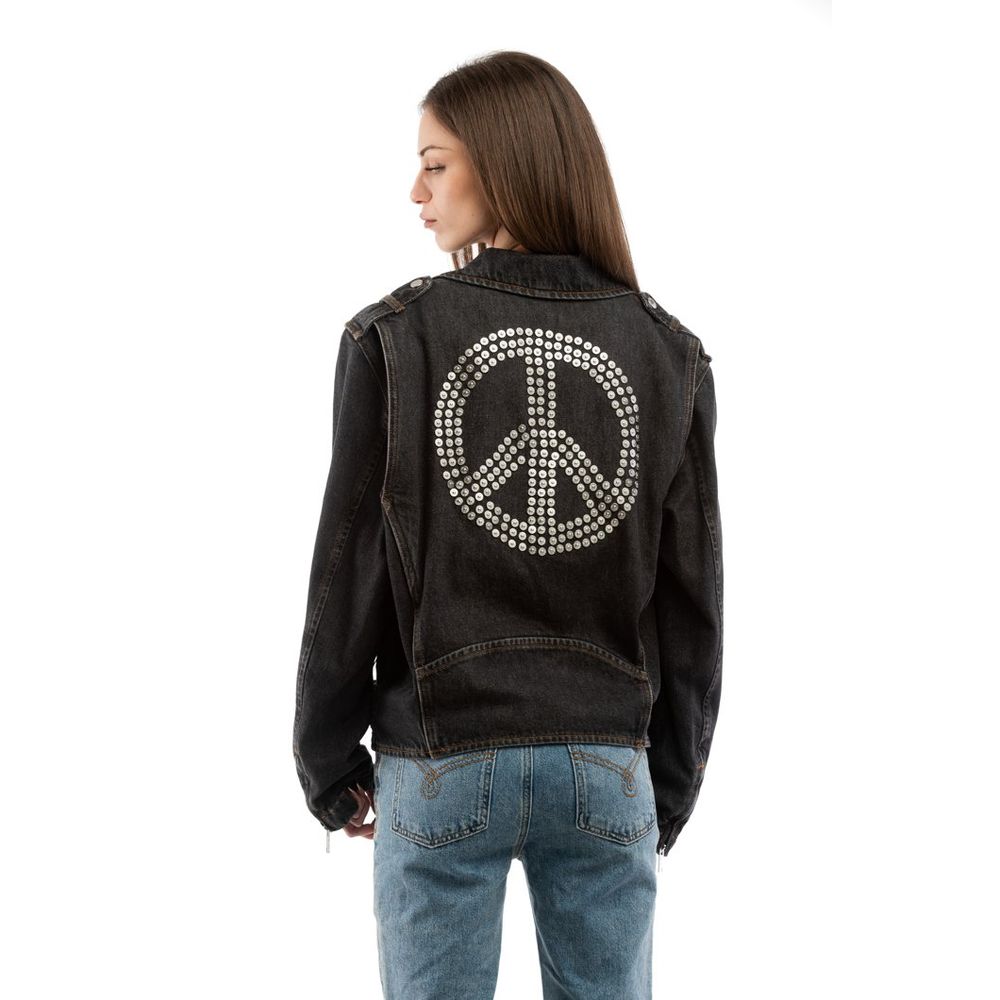 Moschino Multicolor Cotton Denim Women's Jacket