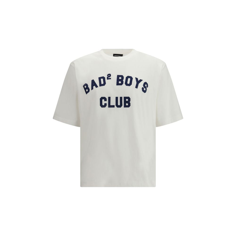 Dsquared² White Cotton Men's T-Shirt