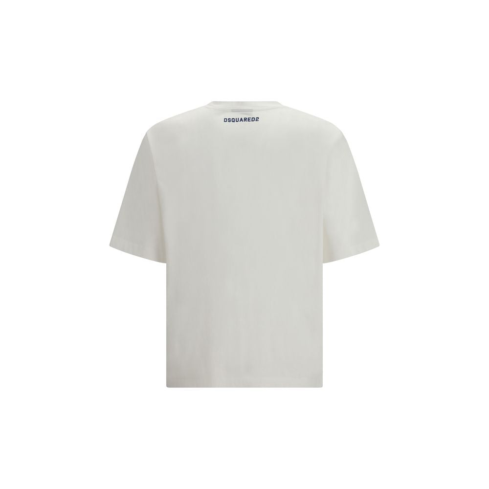 Dsquared² White Cotton Men's T-Shirt