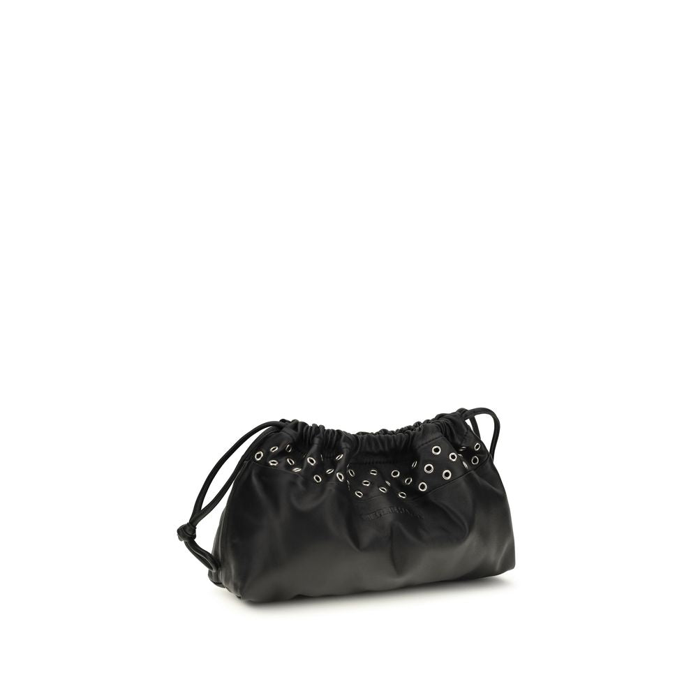Pierre Hardy Black Calf Leather Bos Taurus Clutch Women's Bag